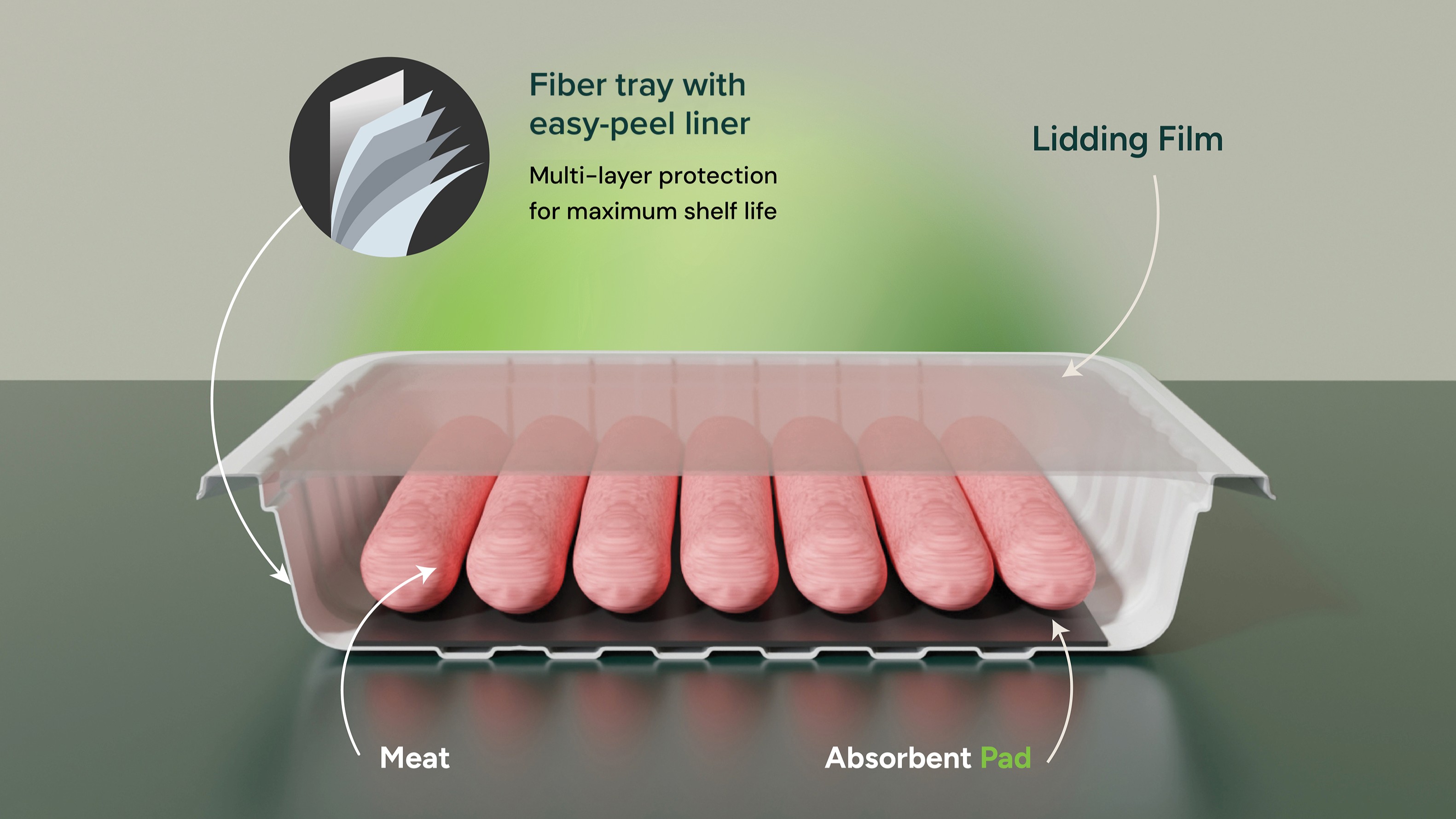 MAP & VSP cross-section diagram - patented multi-layer barrier lamination